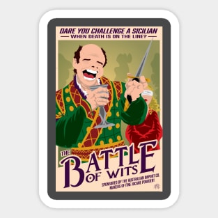 Battle of Wits Sticker